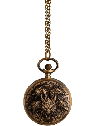 Taschenuhr 5 Drachen (groß) Produktbild